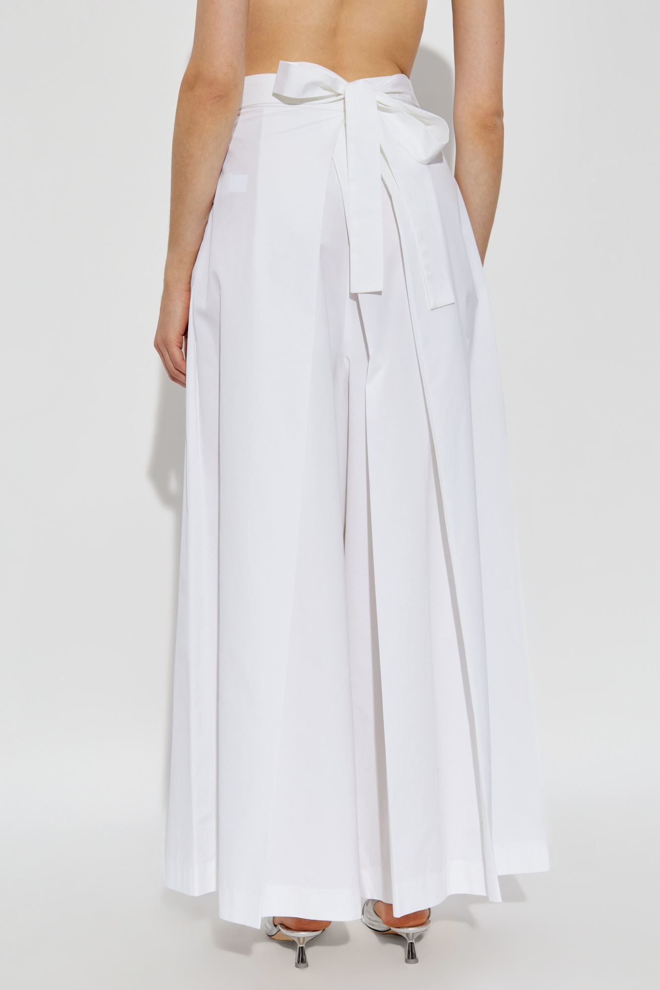 パンツ FABIANA FILIPPI Wide range of trousers (PAD265F381D614 825) Fabiana Filippi slim-fit Trousers | White | FARFETCH